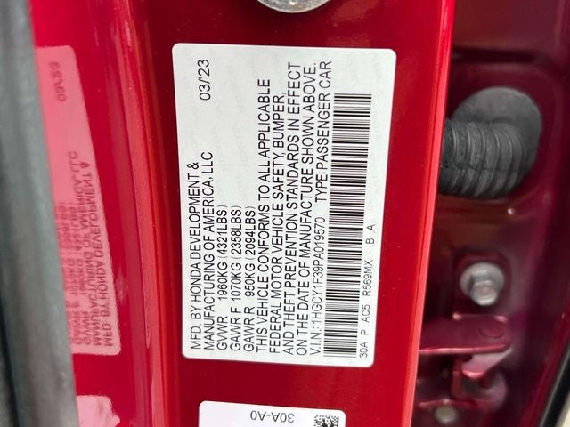 2023 Honda Accord EX