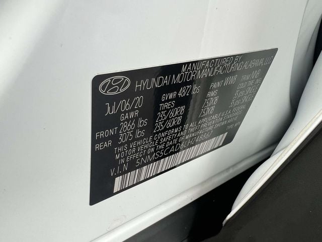 2020 Hyundai SANTA FE Limited