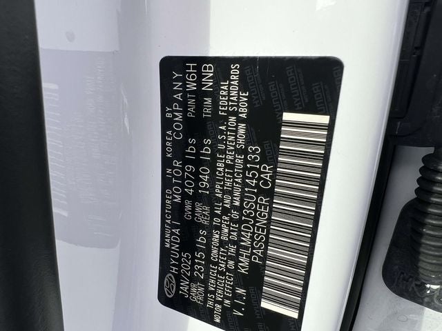 2025 Hyundai ELANTRA HYBRID SEL Sport