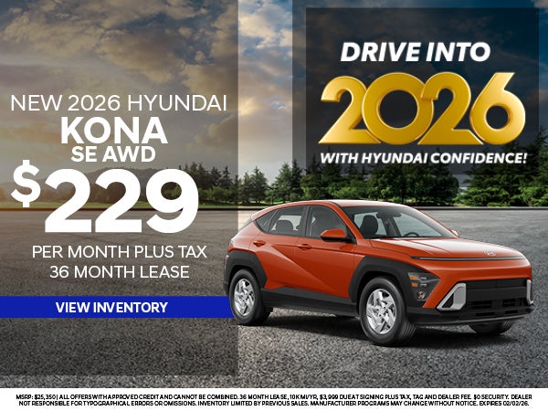 2026 HYUNDAI KONA SE AWD